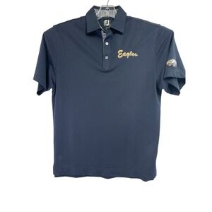 FJ Footjoy / Eagles Mens Sz Medium Navy Blue Polo Shirt (AA40) NW/OTs